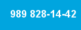 989 828-14-42 989 828-14-42